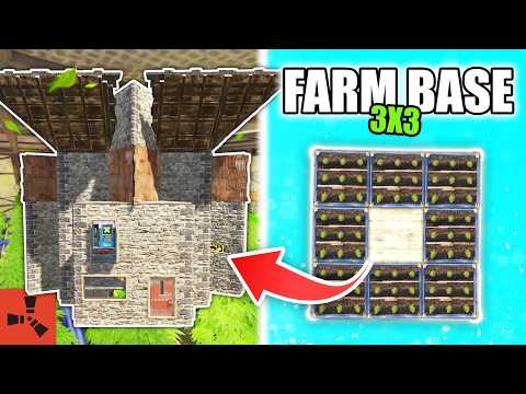 How to Build the ULTIMATE 3x3 FARM BASE – Rust 2025 Tutorial