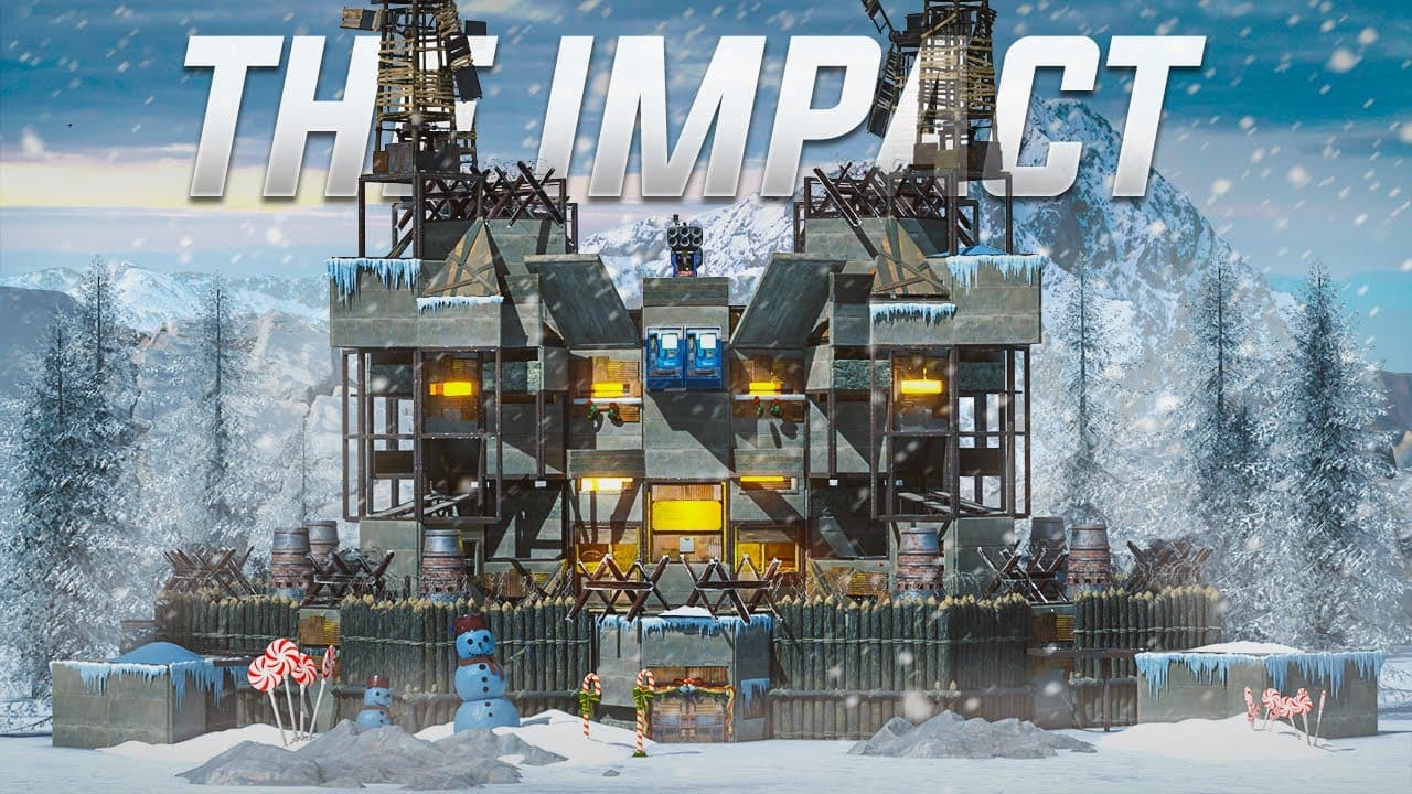 The Impact - 2x2 Mini Open Core Base | 4-8 Man Rust Base Building Tutorial by TpX6