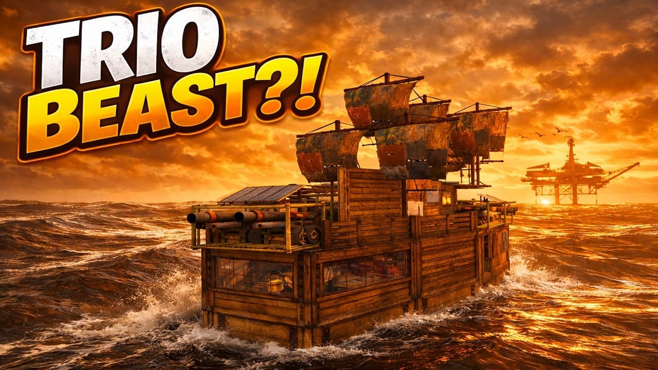 Trio Boat Base: An Absolute BEAST for Rust 2026
