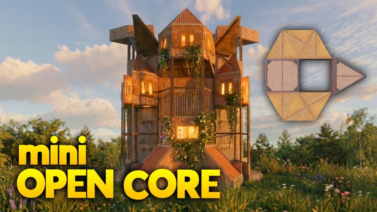 The Labyrinth - Cozy Solo/Duo/Trio Bunker Base Design (Open Core)