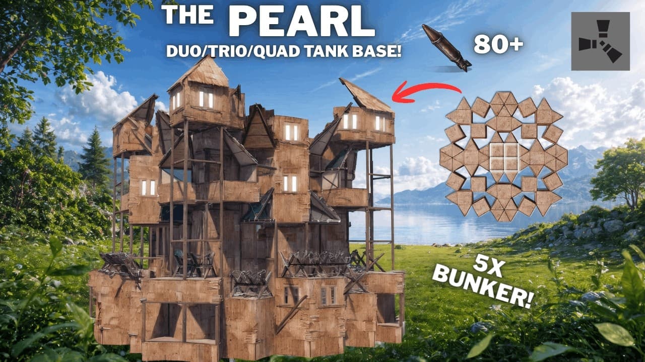 THE PEARL - 2x2 Expansion 5-Bunker Base Design